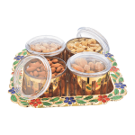 Gold / Silver Jars Sets With Tray