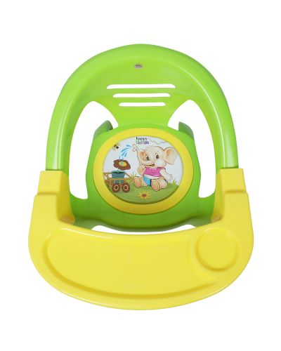 Sukhson India Small Baby Chair with Whistle Sound Removable Front Food and Safety Tray (Green)