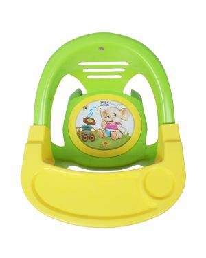 Sukhson India Small Baby Chair with Whistle Sound Removable Front Food and Safety Tray (Green)
