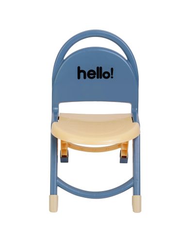 Sukhson India Hello Kids Foldable Chair Plastic Chair (Finish Color – Yellow, Pre-assembled)