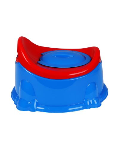 Sukhson India Apple Baby Potty Training Seat- Chair for Kids-Infant Potty Toilet Chair with Removable Tray for Babies|Potty Chair Cum Seat Potty Seat for Kids (Blue)