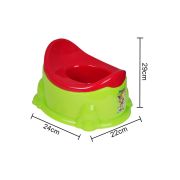 Sukhson India Apple Baby Potty Training Seat- Chair for Kids-Infant Potty Toilet Chair with Removable Tray for Babies|Potty Chair Cum Seat Potty Seat for Kids (Green)