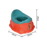 Sukhson India Apple Baby Potty Training Seat- Chair for Kids-Infant Potty Toilet Chair with Removable Tray for Babies|Potty Chair Cum Seat Potty Seat for Kids (Orange)