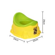 Sukhson India Apple Baby Potty Training Seat- Chair for Kids-Infant Potty Toilet Chair with Removable Tray for Babies|Potty Chair Cum Seat Potty Seat for Kids (Yellow)