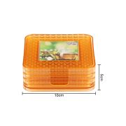 Sukhson India Diamond Coaster with stand – set of 6 – Yellow