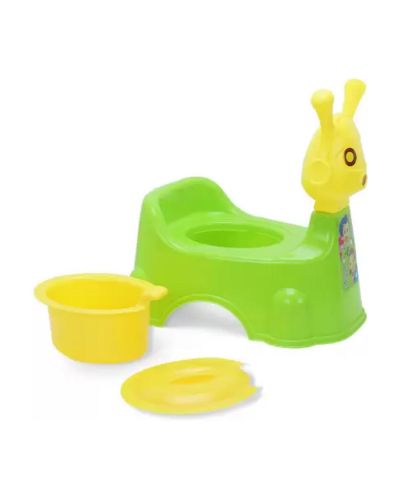 Sukhson India E-1 Baby Potty Training Seat- Chair for Kids-Infant Potty Toilet Chair with Removable Tray for Babies | Potty Chair Cum Seat Potty Seat for Kids (Green) Potty Seat (Green,Yellow)