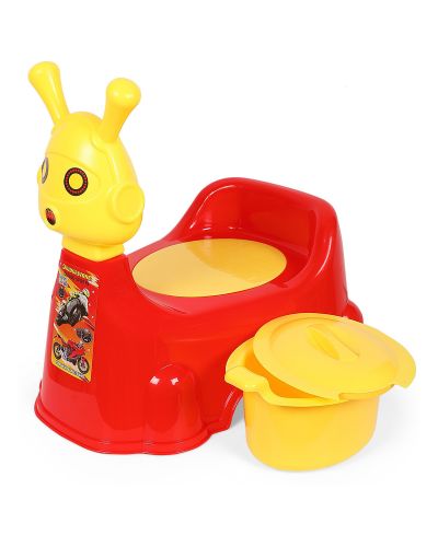 Sukhson India E-1 Baby Potty Training Seat- Chair for Kids-Infant Potty Toilet Chair with Removable Tray for Babies | Potty Chair Cum Seat Potty Seat for Kids Potty Seat (Red)