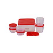 Sukhson India Plastic Grocery Container  – 4850 ml (Pack of 7, Clear)