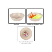 Sukhson India Set of 3 Multipurpose Plastic Baskets for Fruits Vegetables Chocolate Storage and Kitchen Fridge Dining Table Plastic Fruit & Vegetable Basket (Beige)
