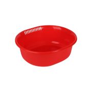 Sukhson India Westside colander Washing Bowl and Strainer Colander with Tub-Red
