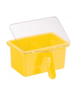 Sukhson India Plastic Spice Container  – 500 ml (Yellow)