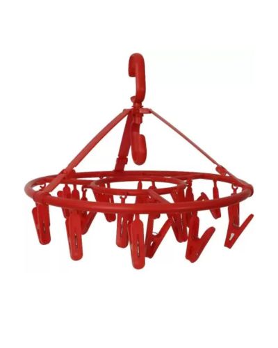Sukhson India Plastic Ceiling Cloth Dryer Stand Roundeasy Hanger 21 – Red